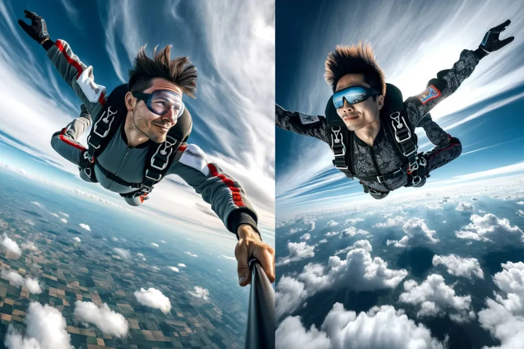 Mind control techniques: skydiving